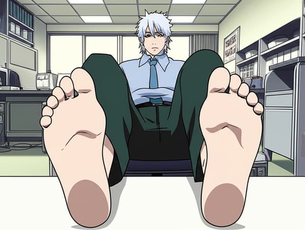 Kakashi Hatake, sweat, office