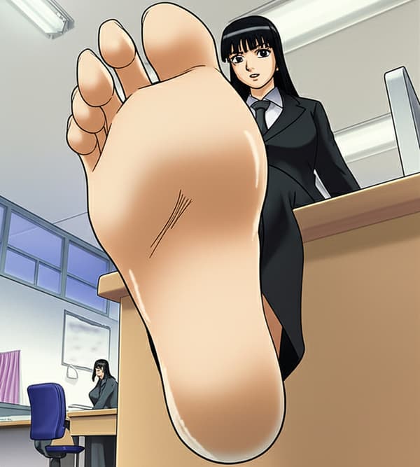 Sitting on desk
