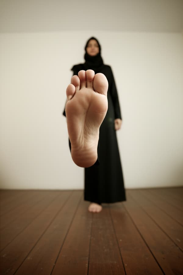 Arabic Hijab Women, high arches