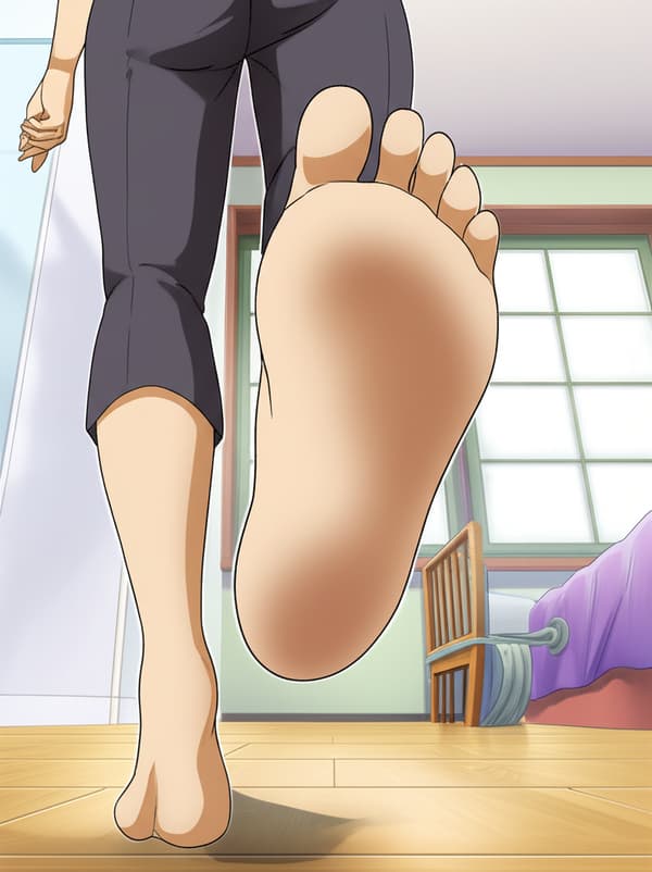 Dirty feet, humiliation 