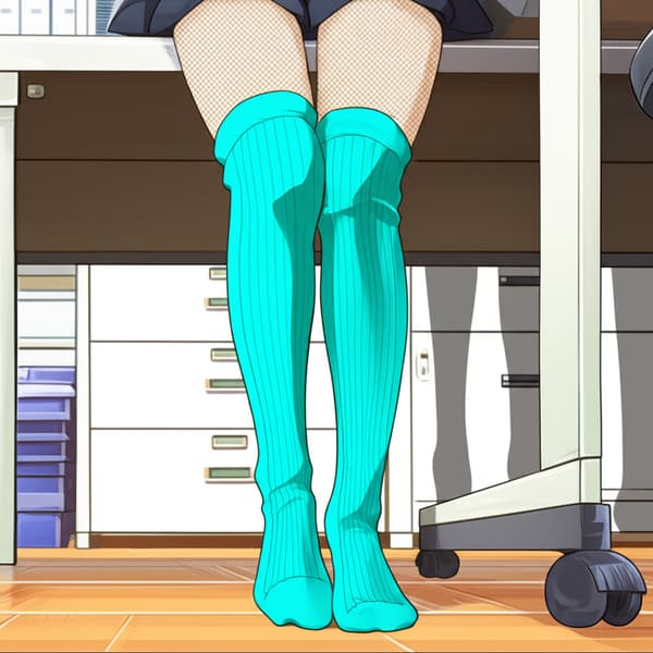 aqua, footjob