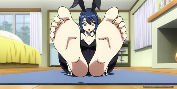 A girl with a bunnysuit AND bunnyears