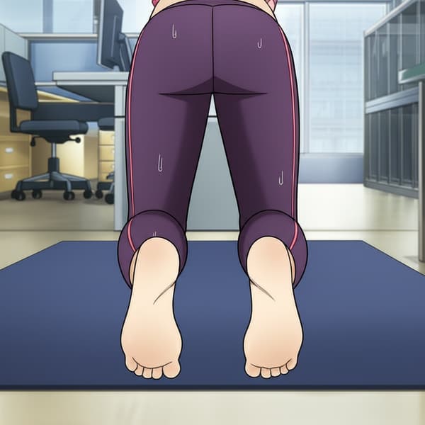 Sweaty feet, Sweaty ass, yoga pants,